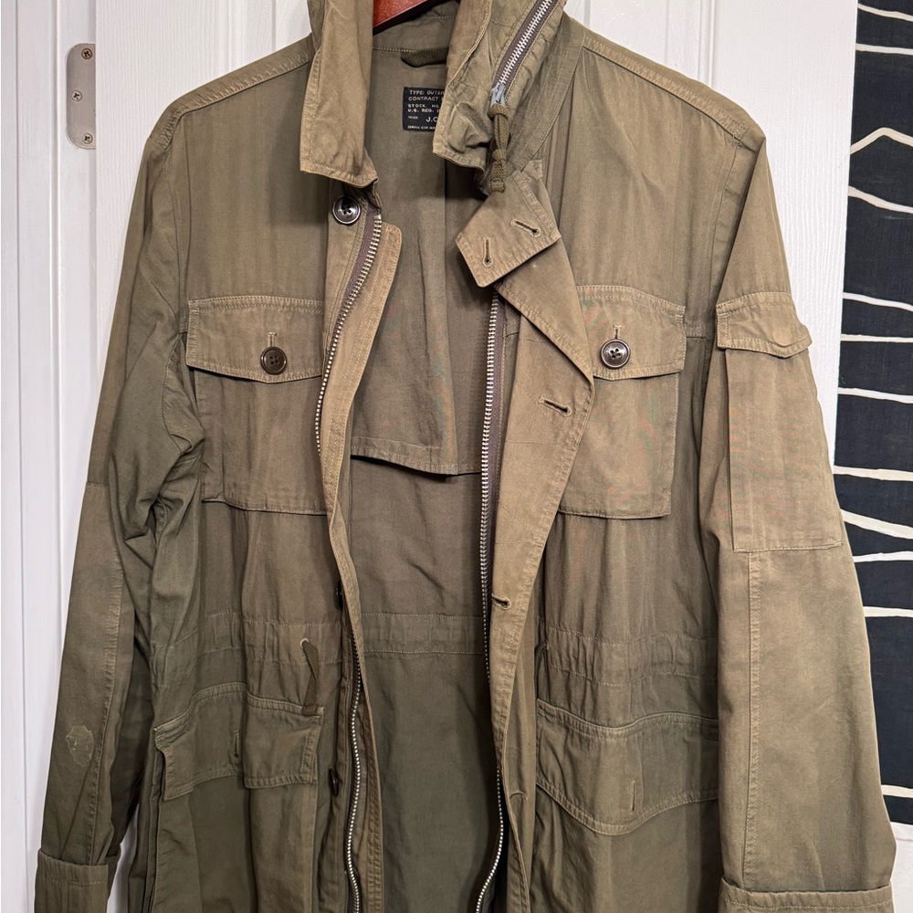 J. Crew Green Military Field Jacket